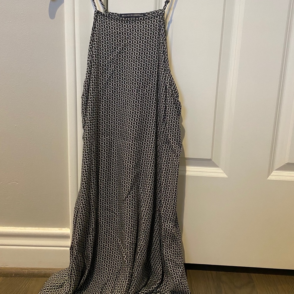 Dress with flower pattern